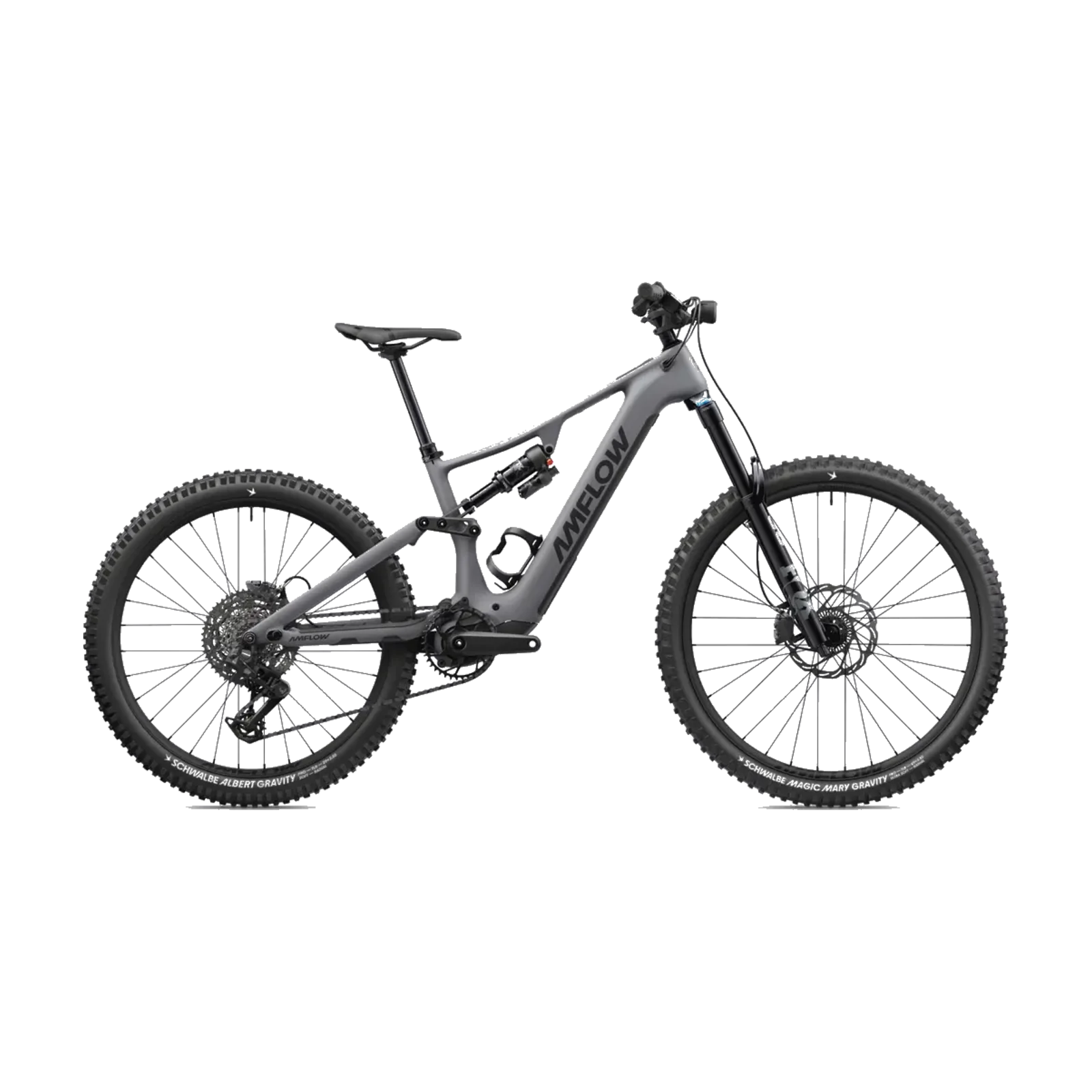 AMFLOW PR Carbon drive-side view in basalt grey
